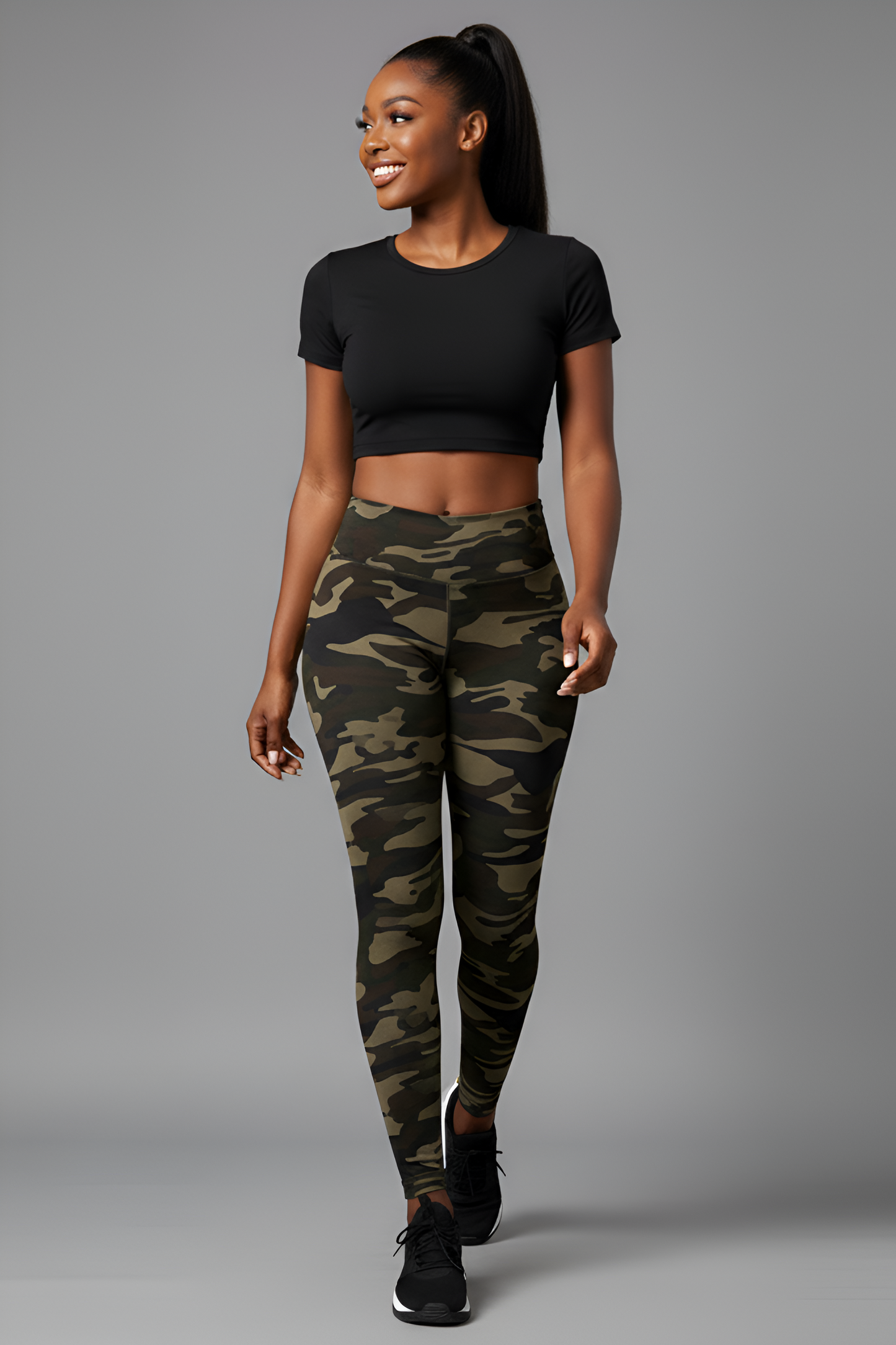 The Fashion Camo Legging | Figure-Flattering Activewear for Gym & Street Style