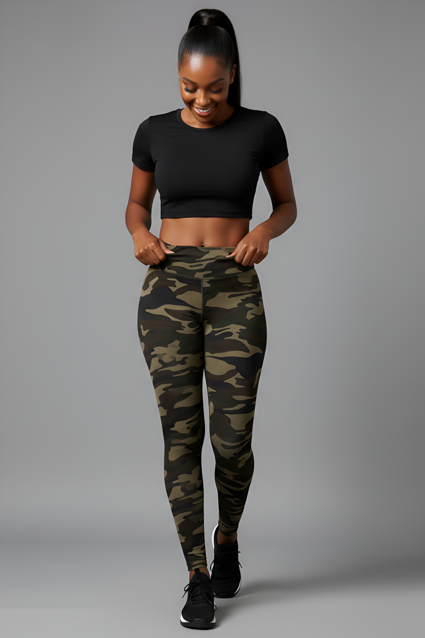 The Fashion Camo Legging | Figure-Flattering Activewear for Gym & Street Style