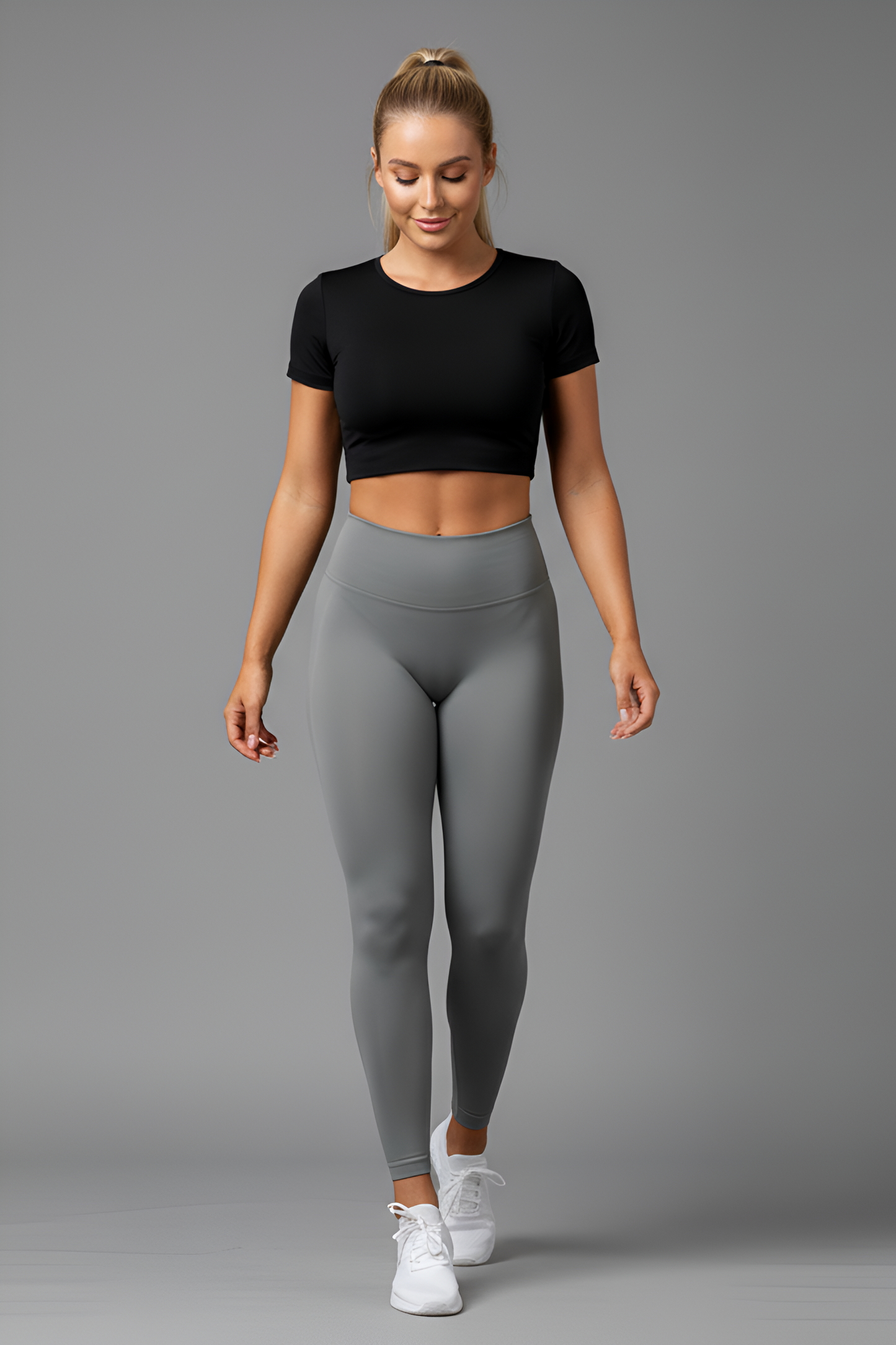 The 'Naked-Feel' High-Waist Legging | Seamless Comfort & Sculpting Tummy Control