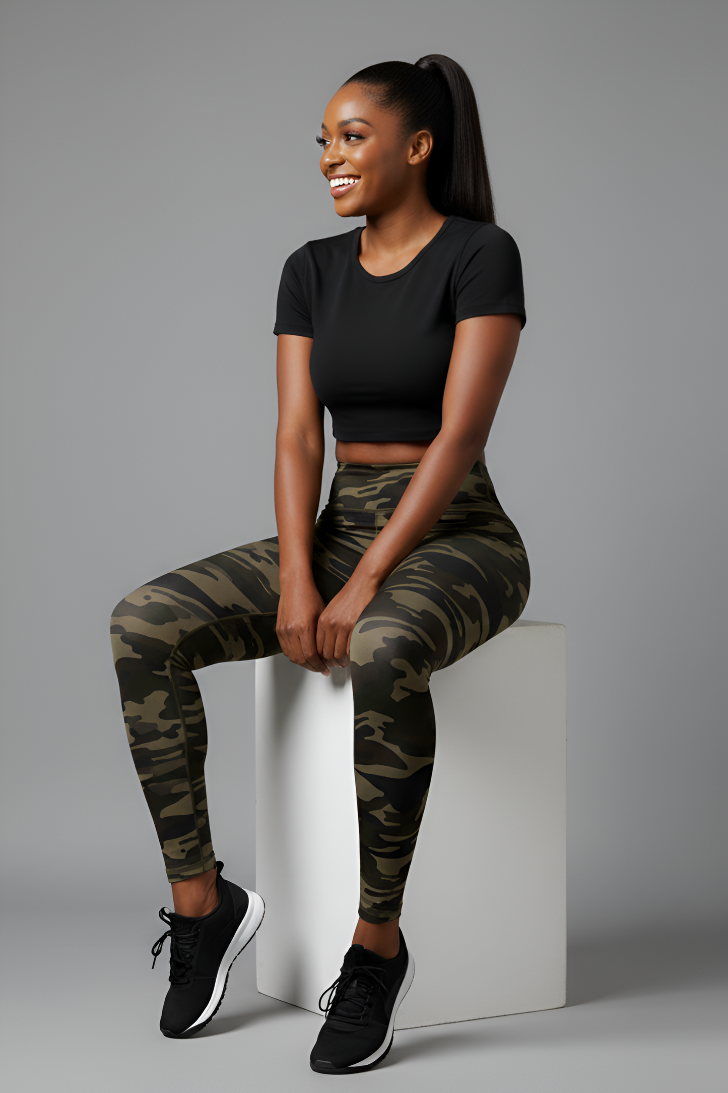 The Fashion Camo Legging | Figure-Flattering Activewear for Gym & Street Style