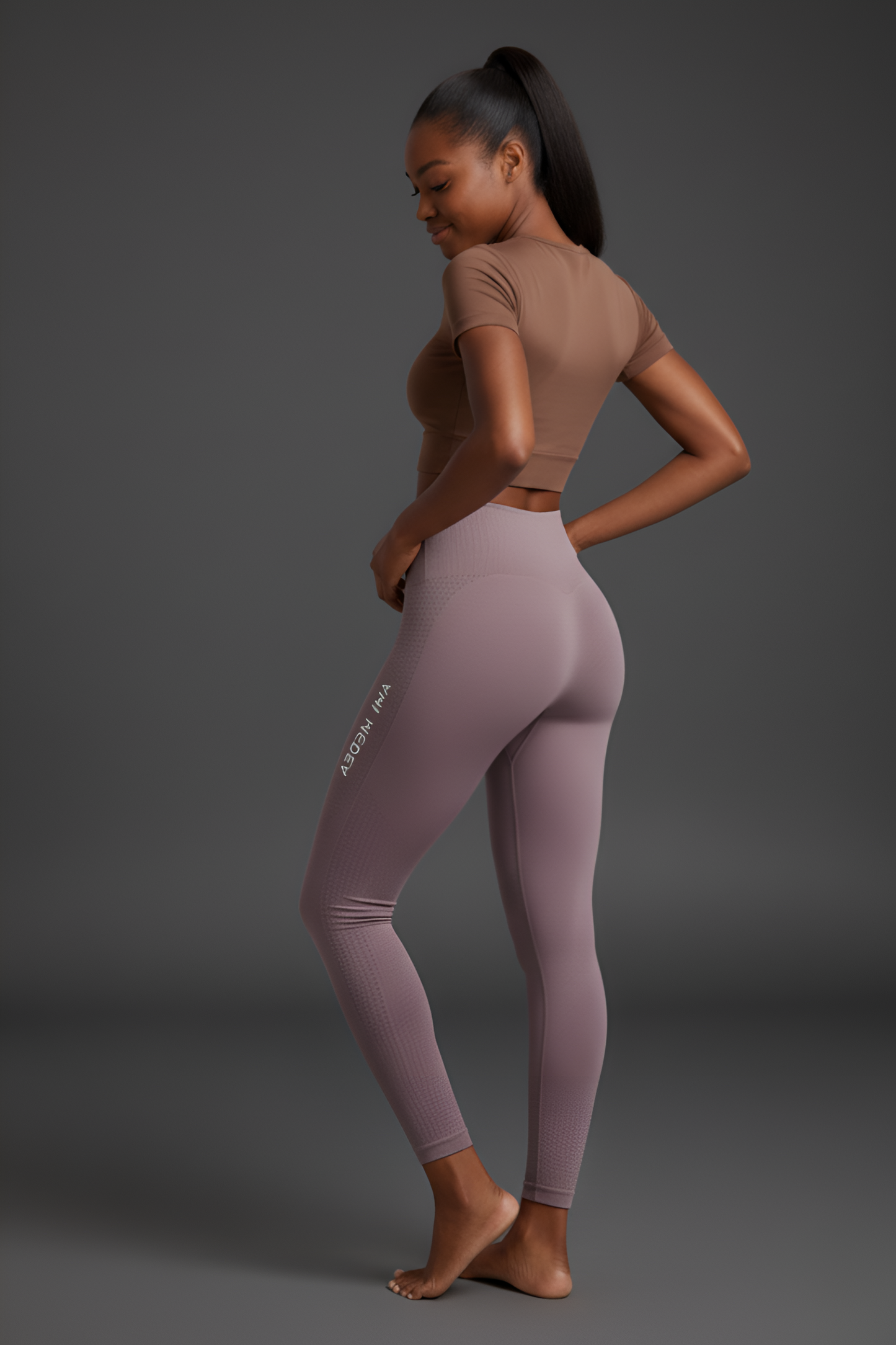 The Sculpting High-Waist Legging | Squat-Proof Tummy Control & 'Naked Feel' Stretch