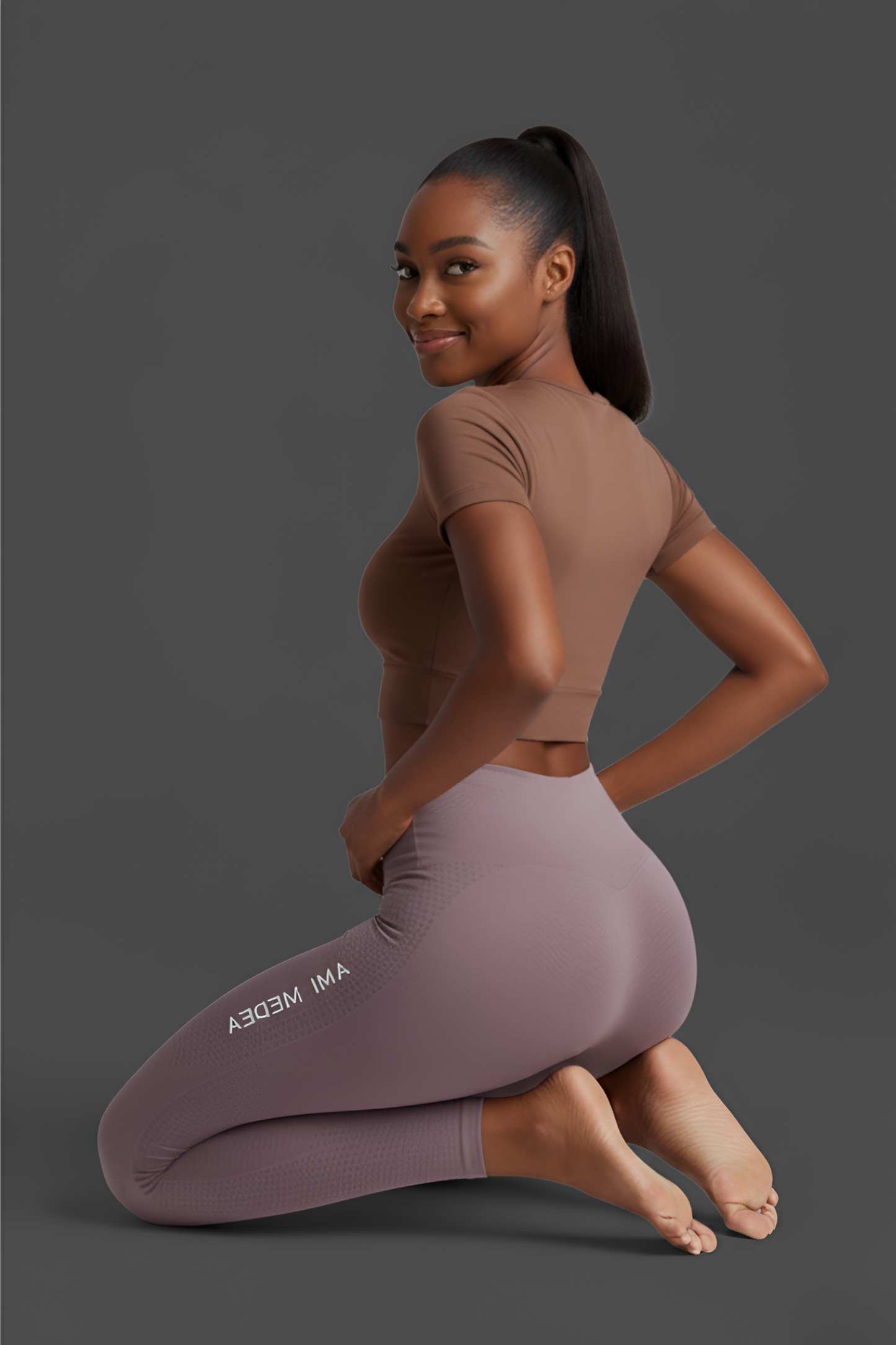 The Sculpting High-Waist Legging | Squat-Proof Tummy Control & 'Naked Feel' Stretch