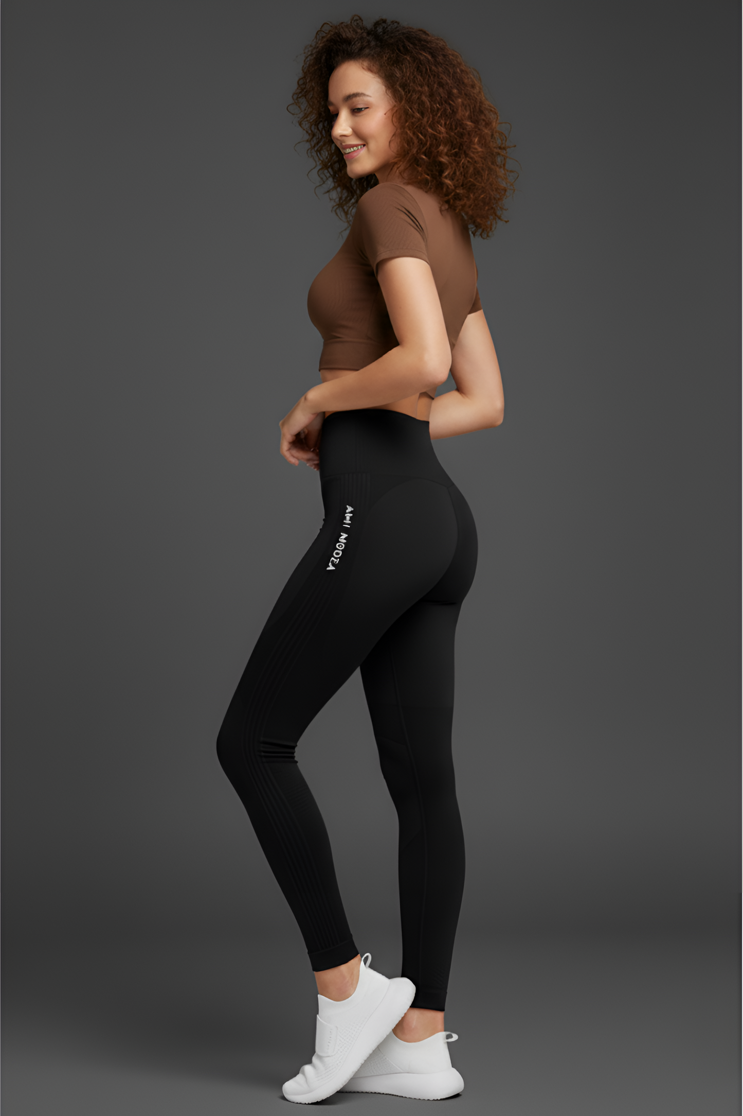 The Sculpting High-Waist Legging | Squat-Proof Tummy Control & 'Naked Feel' Stretch