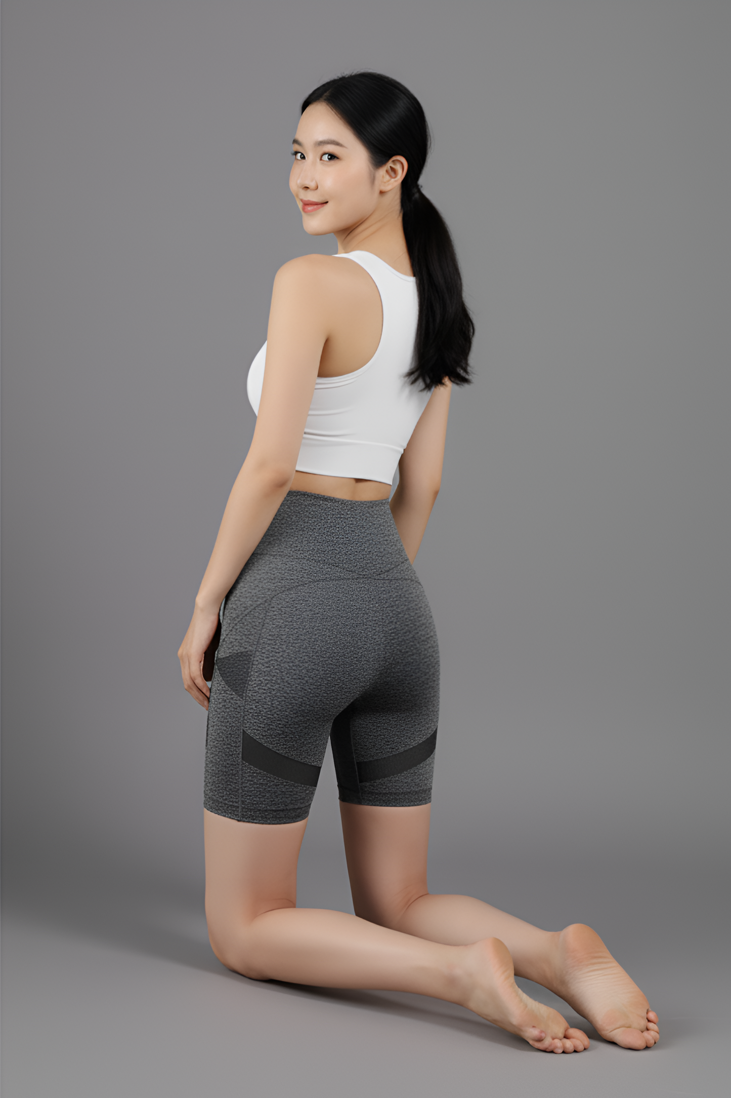 Premium Sculpting Biker Shorts | High-Waist Tummy Control & Squat-Proof Stretch