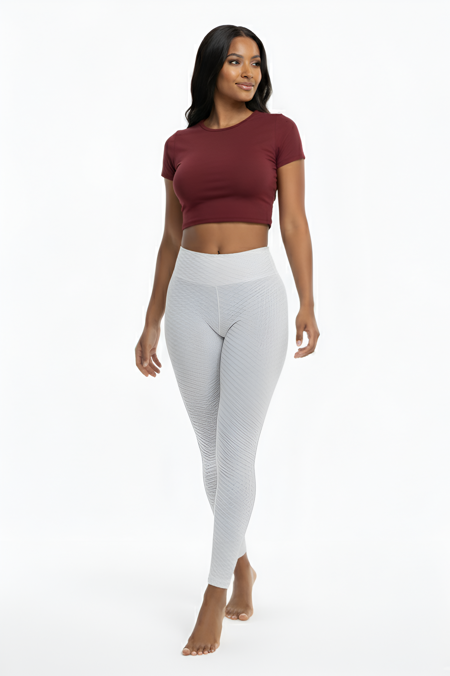 Viral Textured Butt-Lifting Leggings | Honeycomb Fabric & Cellulite-Hiding