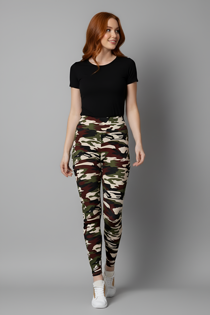 The Fashion Camo Legging | Figure-Flattering Activewear for Gym & Street Style