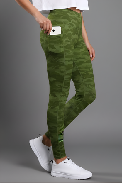 High-Waist Pocket Yoga Leggings for Women - Tummy Control & Phone Security