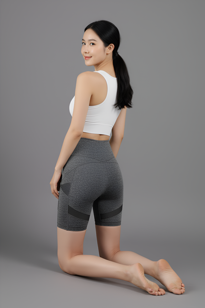Premium Sculpting Biker Shorts | High-Waist Tummy Control & Squat-Proof Stretch