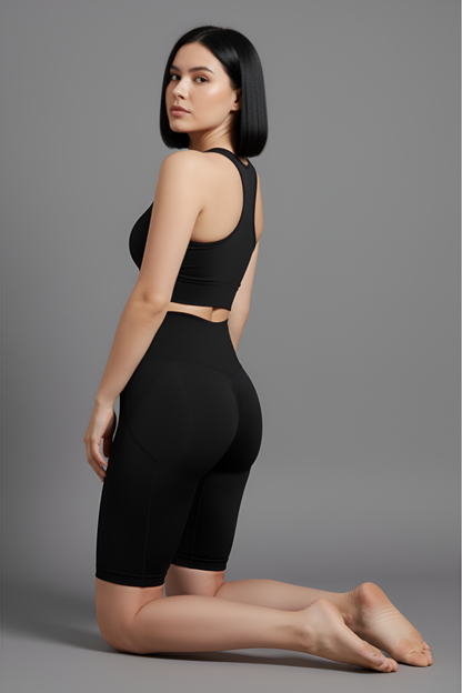 Premium Sculpting Biker Shorts | High-Waist Tummy Control & Squat-Proof Stretch